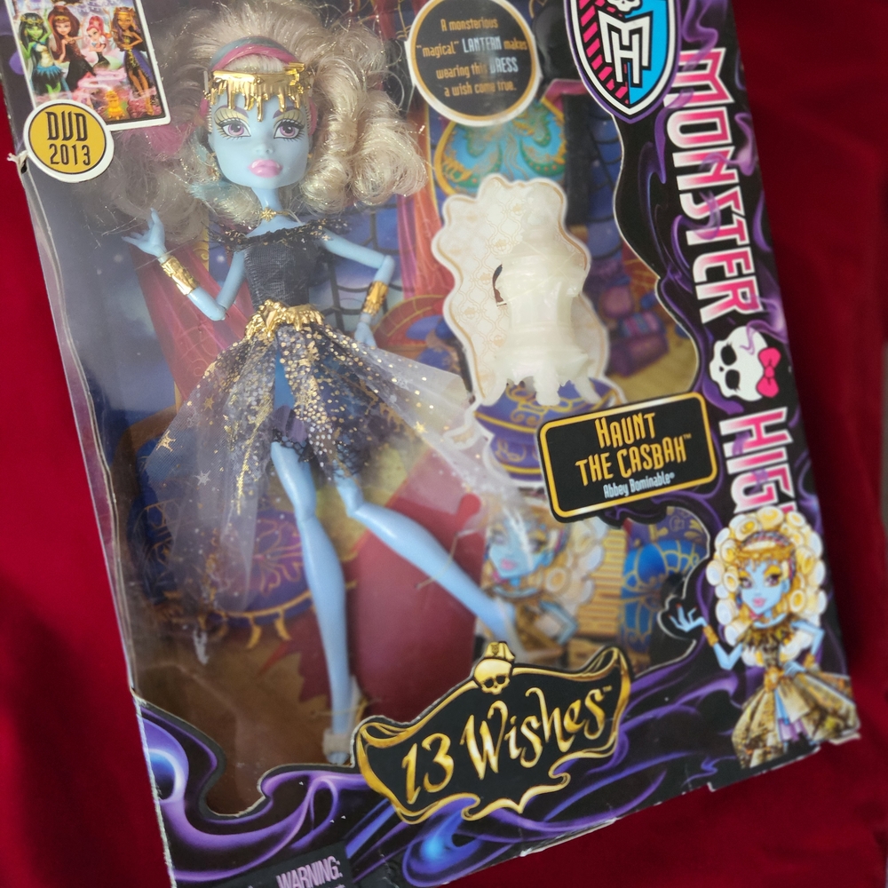 Monster High 13 Wishes Abbey Doll (2013) New In Box